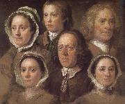 William Hogarth Hogarth s six servants Sweden oil painting reproduction